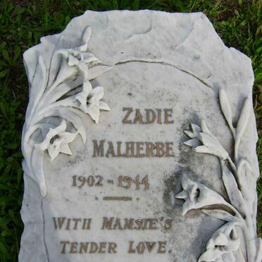 MALHERBE Zadie 1902-1944