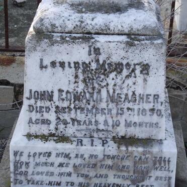 MEAGHER John Edward -1890