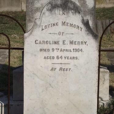 MERRY Caroline E. -1904