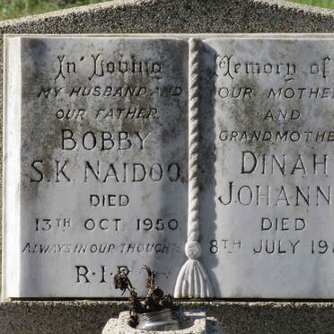 NAIDOO Bobby S.K. -1950 &amp; Dinah -1985