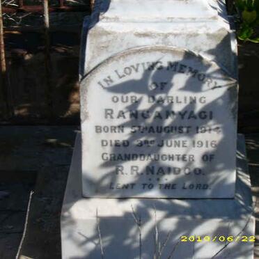 NAIDOO Ranganyagi 1914-1916