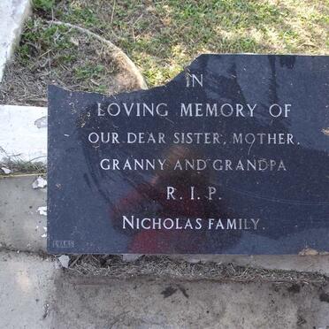 NICHOLAS Grandpa &amp; Granny :: NICHOLAS Mother :: NICHOLAS Sister