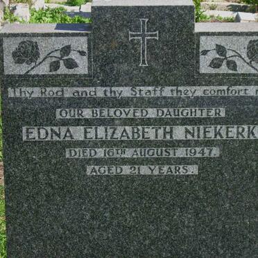 NIEKERK  Edna Elizabeth -1947