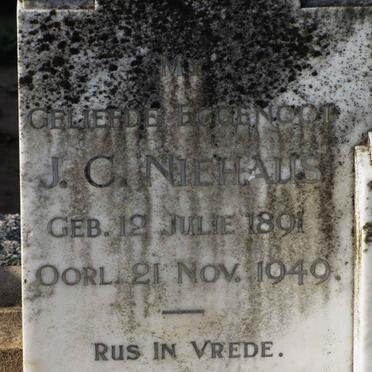 NIEHAUS J.C. 1891-1949