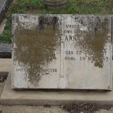 NEL Johannes Herman 1897-1950 &amp; Anna Susanna 1907-1963 :: NEL May