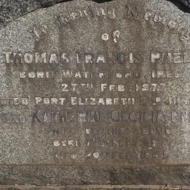 PHELAN Thomas Francis 1877- 935 &amp; Katherine Cecilia 1877-1949
