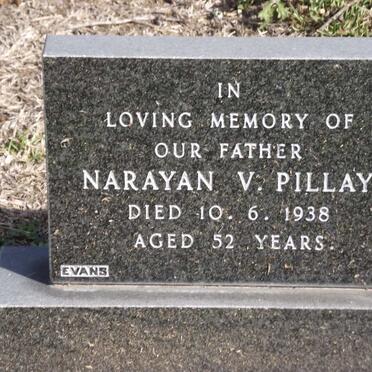 PILLAY Narayan V. -1938
