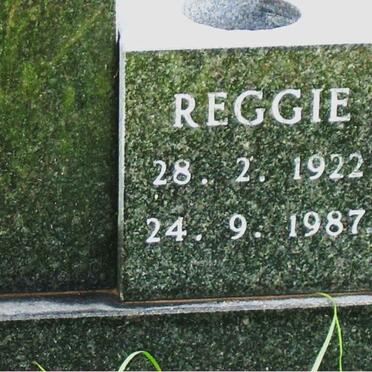 POPE Reggie 1922-1987