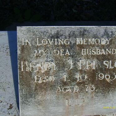 PRINSLOO Henry J. -1963