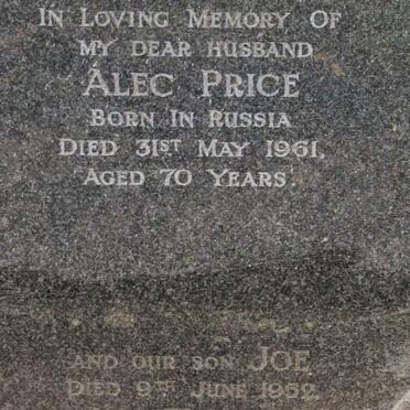 PRICE Alec -1961
