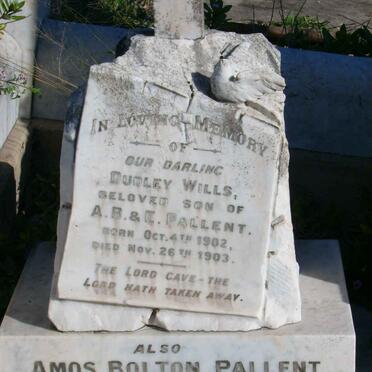 PALLENT Amos Bolton 1877-1931 :: PALLENT 1902-1903