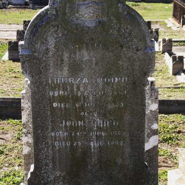 QUINN John 1865-19?? &amp; Thurza 1864-1925