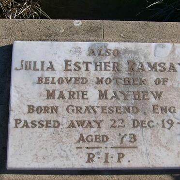 RAMSAY Julia Esther -1944