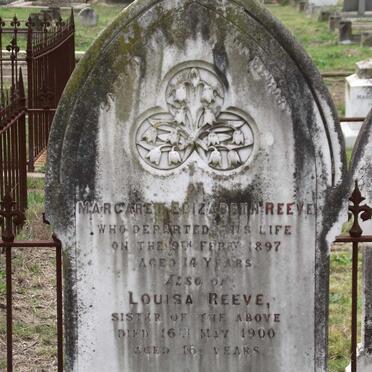 REEVE Margaret Elizabeth -1897 :: REEVE Louisa -1900