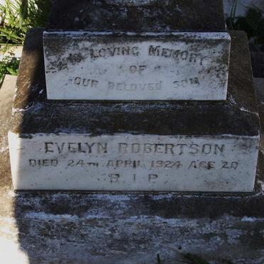 ROBERTSON Evelyn -1924
