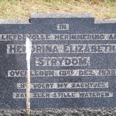 STRYDOM Hendrina Elizabeth -1938