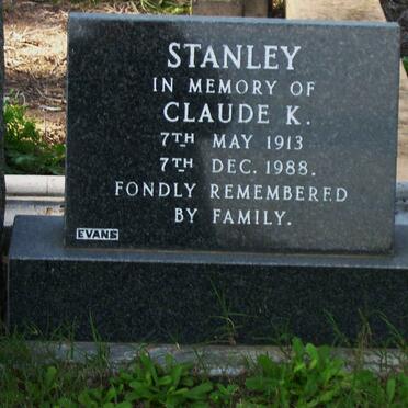 STANLEY Claude K. 1913-1988