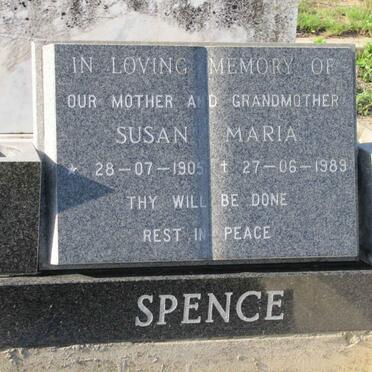 SPENCE Susan Maria 1905-1989