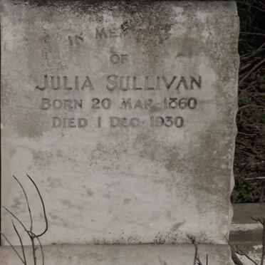 SULLIVAN Julia 1860-1930