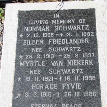 SCHWARTZ :: FRIEDLANDER :: FYVIE 