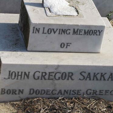 SAKKALIS John Gregor -1950