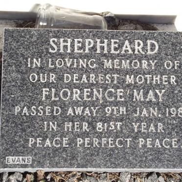 SHEPHEARD Florence May -1987