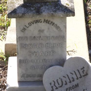 SHARP Ronald Clive -1930