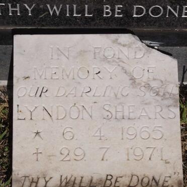 SHEARS Lyndon 1965-1971