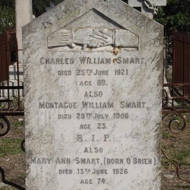 SMART Charles William -1921 :: SMART Montague William -1906 :: SMART Mary Ann nee O'BRIEN -1926