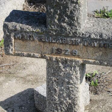 TAYLOR Mary Elizabeth -1929 