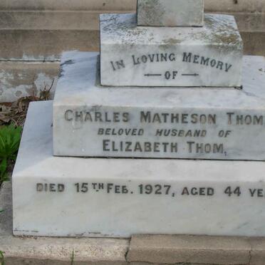 THOM Charles Matheson -1927 