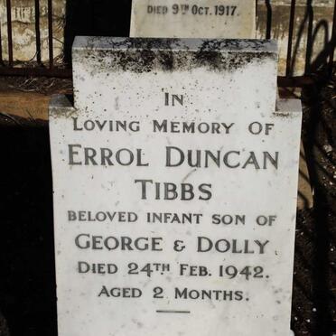 TIBBS Errol Duncan -1942 :: MARTIN W. -1913-1917 :: MARTIN E. 1913-1917