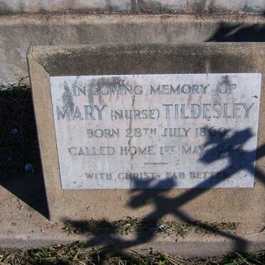 TILDESLEY Mary 1869-1944