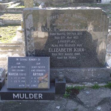 TROBE Frank Essex, la 1895-1952 &amp; Elizabeth KIRK -1960 :: MULDER Arthur 1913-1973 &amp; Marcia 1919-1981