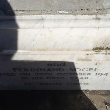 VOGEL Ferdinand -1941