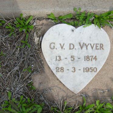 VYVER G., v.d. 1874-1950