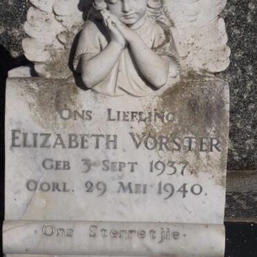 VORSTER Elizabeth 1937-1940