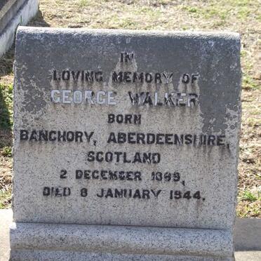 WALKER George 1889- 1944