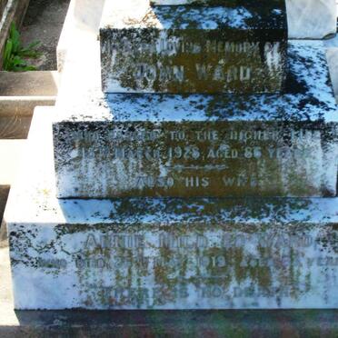 WARD John -1928 &amp; Annie Mildred -1919