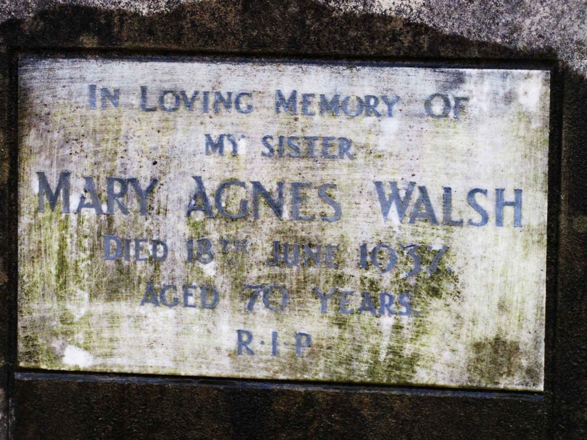 WALSH Mary Agnes -1937