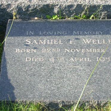WELLER Samuel F. 1879-1953