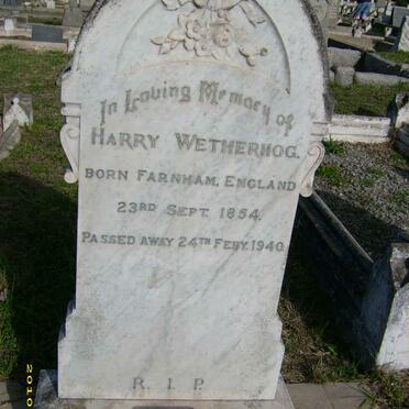 WEATHERHOG Harry 1854-1940