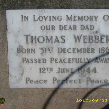 WEBBER Thomas 1860-1944
