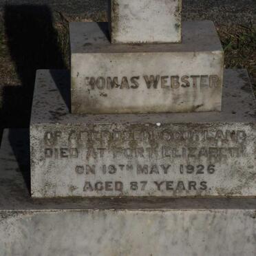 WEBSTER Thomas -1926