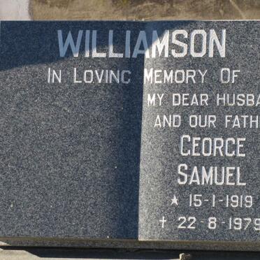 WILLIAMSON George Samuel 1919-1979