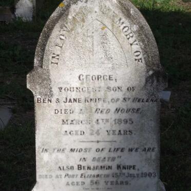 KNIPE Benjamin -1903 :: KNIPE George -1895