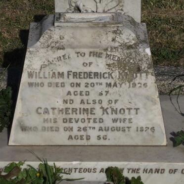 KNOTT William Frederick -1926 &amp; Catherine -1926