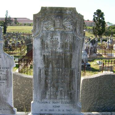 KEMP - John Suter -1921 &amp; Elizabeth Frances -1952 :: KEMP  John 1911-1963 :: KEMP Florence Mary Elizabeth 1903-1987