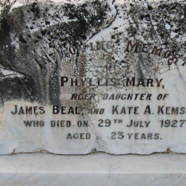 KEMSLEY Phyllis Mary -1927 