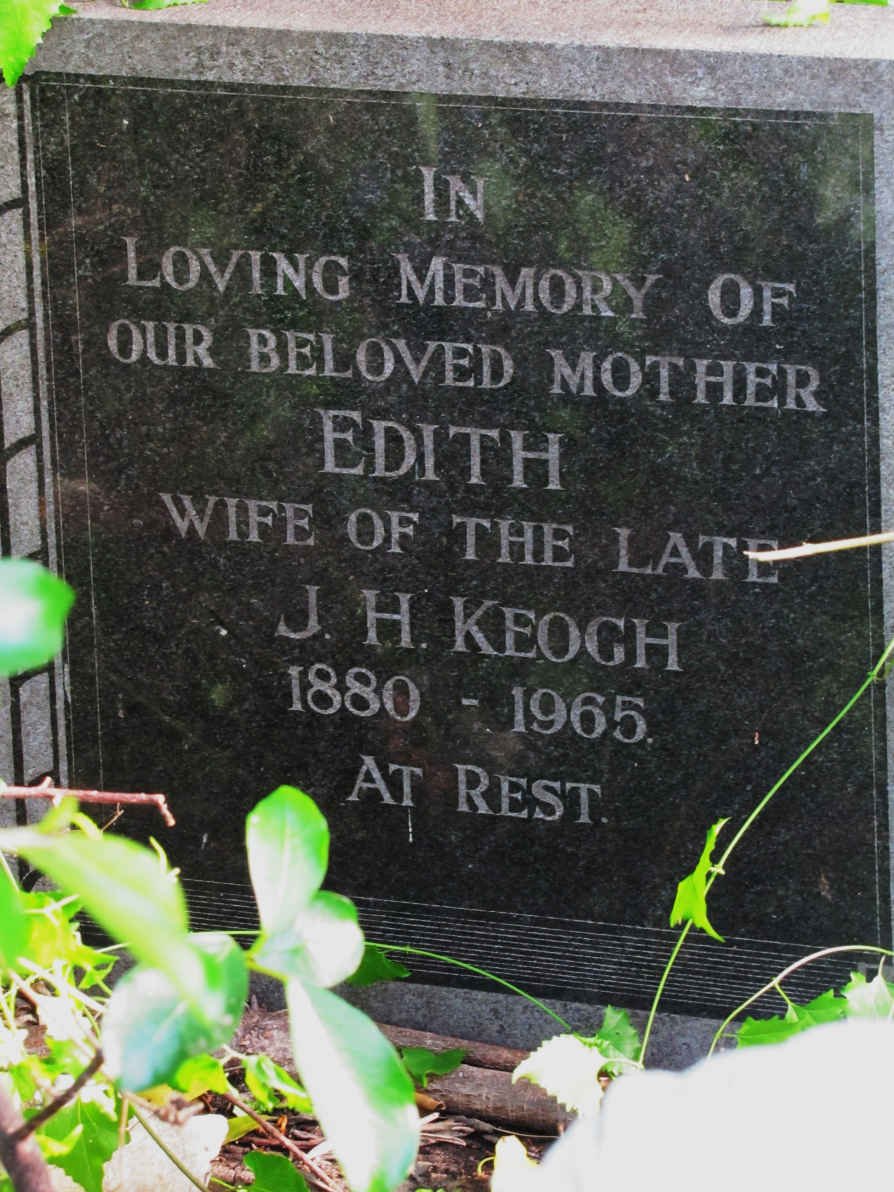 KEOGH Edith 1880-1965